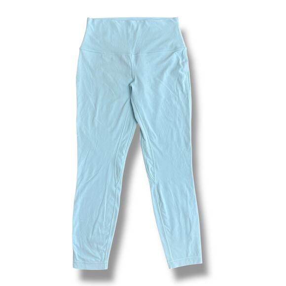Lululemon Align High Rise Leggings 28” Size 8 Light Blue Buttery Soft Yoga Pants - Picture 1 of 9